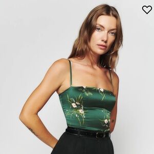 Reformation overland silk (buena color) tank size 6